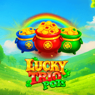 Lucky Trio Pots Hold and Win game tile