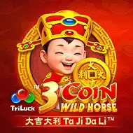 3 Coin Wild Horse game tile