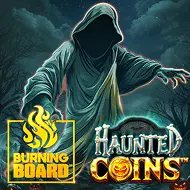 Haunted Coins Burning Board game tile